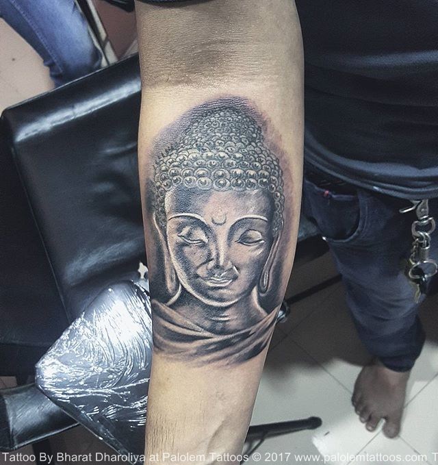 Buddha Tattoo By Bharat Dharoliya